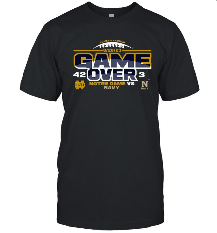 Limited Notre Dame Vs Navy 8 26 23 Aviva Stadium Shirts