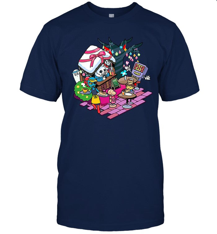 Fangamer Requiem Cafe Anaheim, California Undertale Cafe Tee