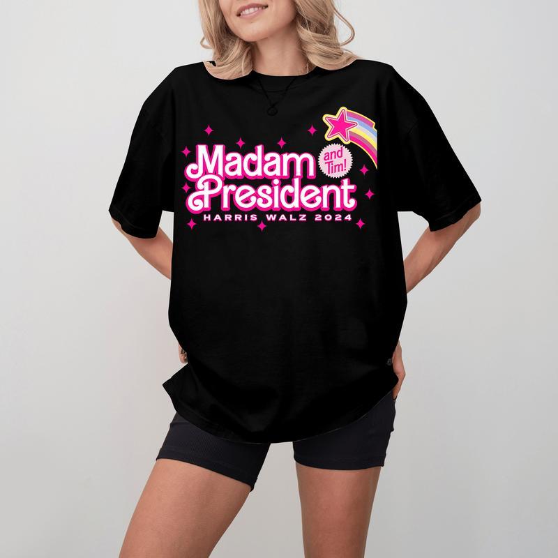 H4rris W4lz 2024 Shirt, K4m4la H4rris Shirt, President, Let's Finish The Job Shirt Casual Collar Comfort Cotton Fabric Top
