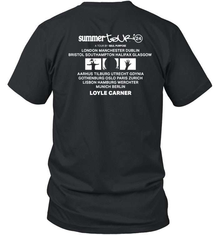 Loyle Carner Take These Words Black T Shirt