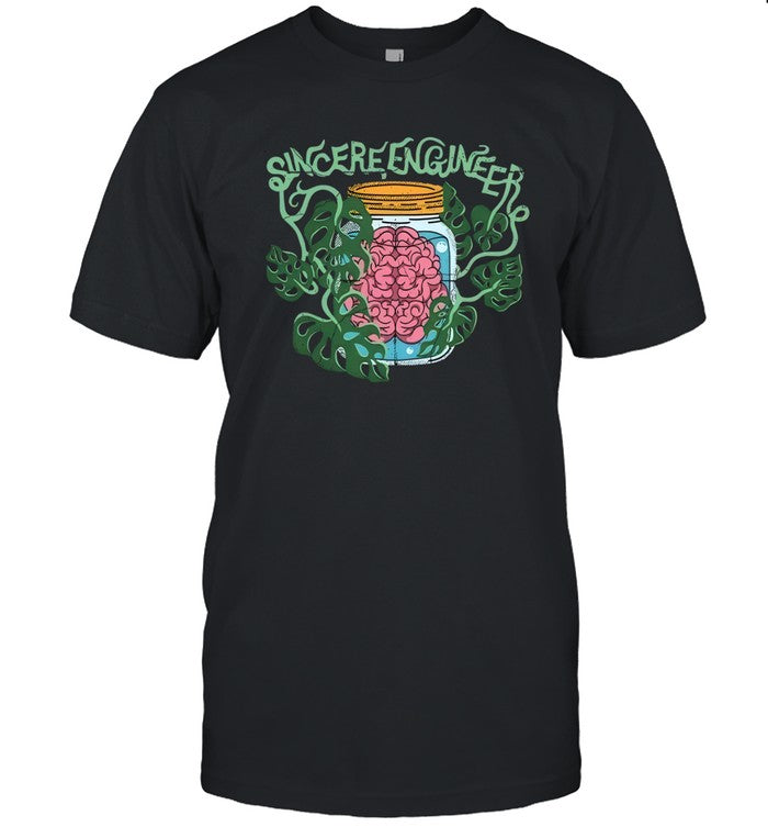Limited Sincere Engineer Brain Plant Shirt_1