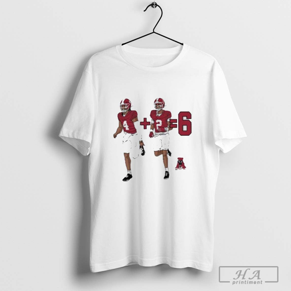 Ryan Williams and Jalen Milroe – 4+2 – Caricature Shirt