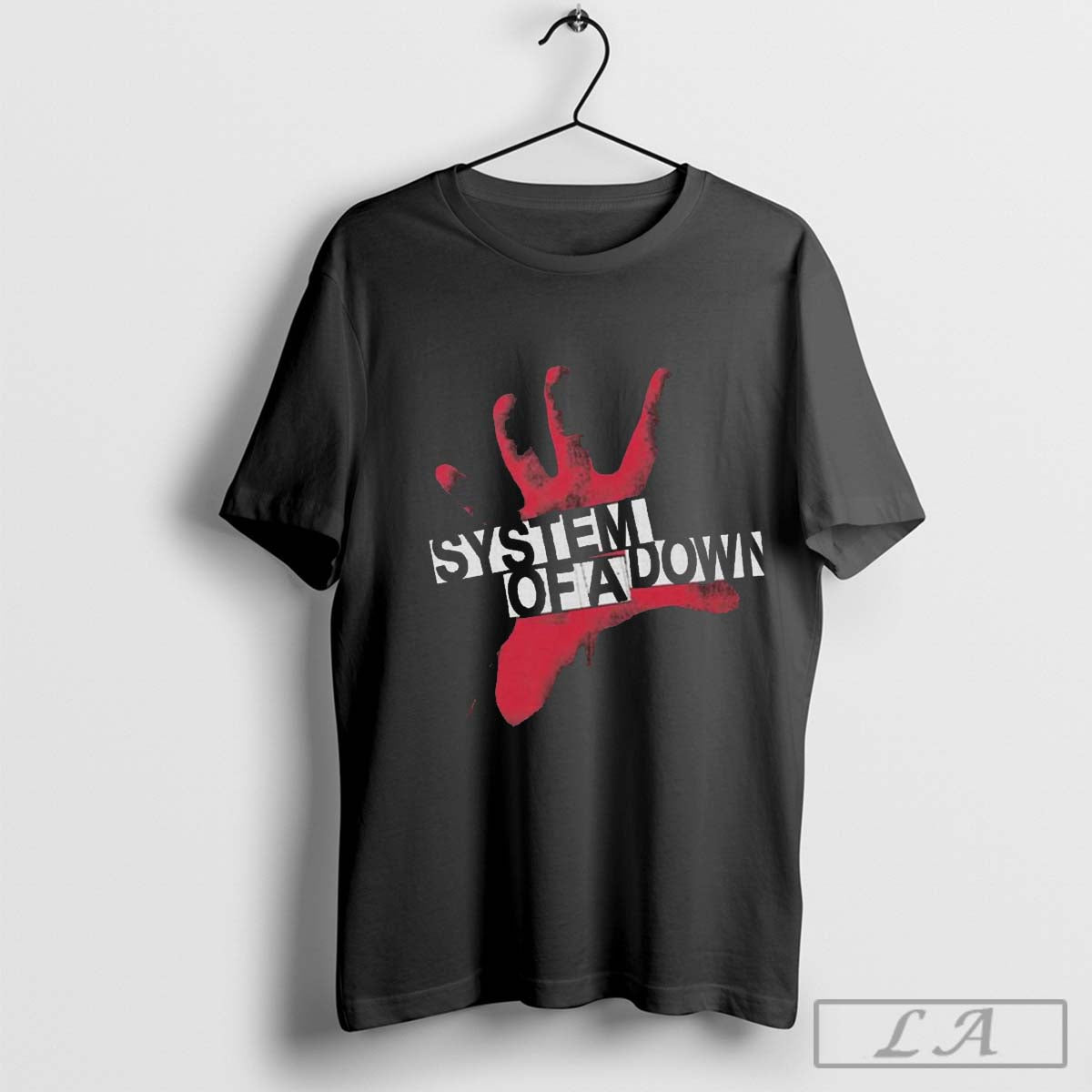 System Of A Down Self Titled Red Hand Logo Shirt
