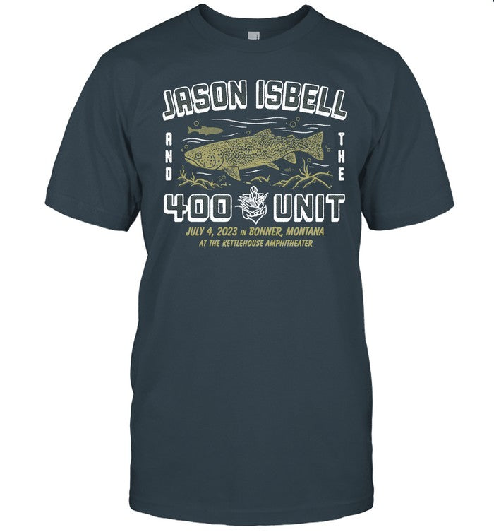 Jason Isbell and the 400 Unit July 4 2023 Bonner, MT Tee