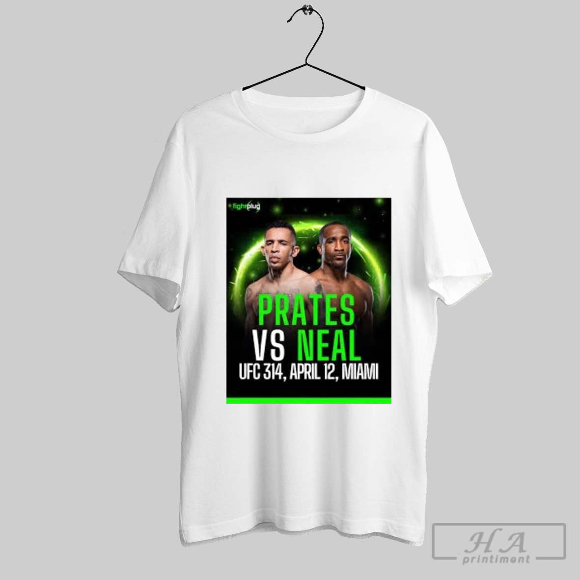 Prates Vs Neal Ufc 314 April 12 Miami T Shirt
