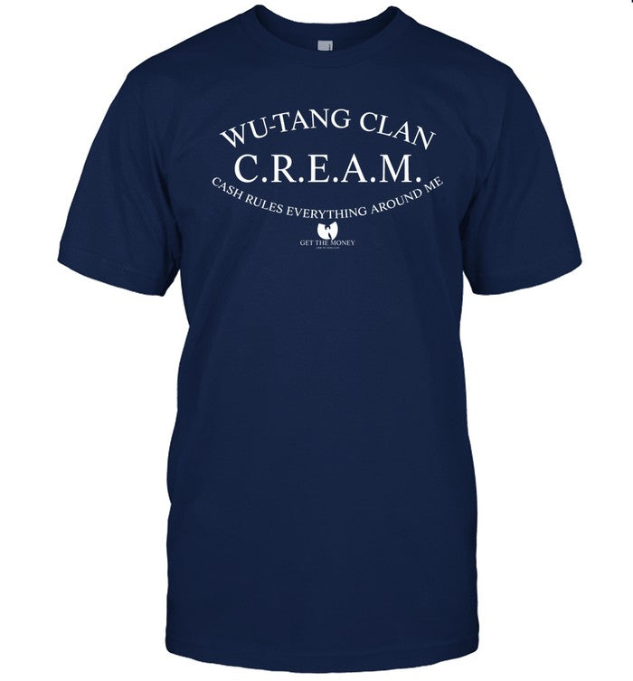 Shirt Wutang Clan CREAM Cash Rules Everything Around Me