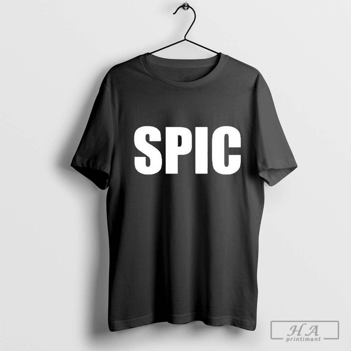 Tanboymiguel Wearing Spic Tee Shirt