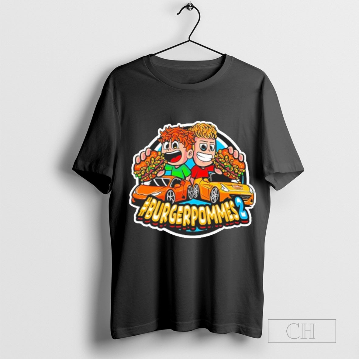 Premium LukasBS Shirt BurgerPommes 2 shirt