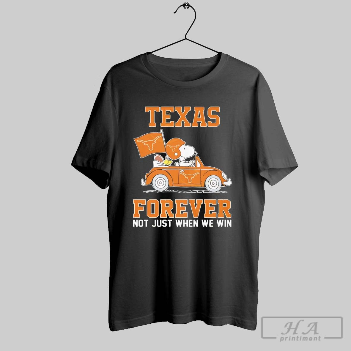 Snoopy X Texas Longhorns Forever Not Just When We Win Shirt