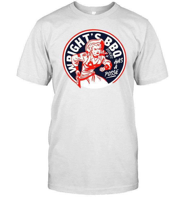 Jason Kelce Wright's Bbq Has A Posse Rogers Shirt
