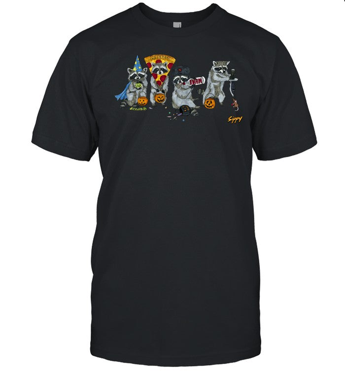 Sippy Halloween Friends Black T-Shirt