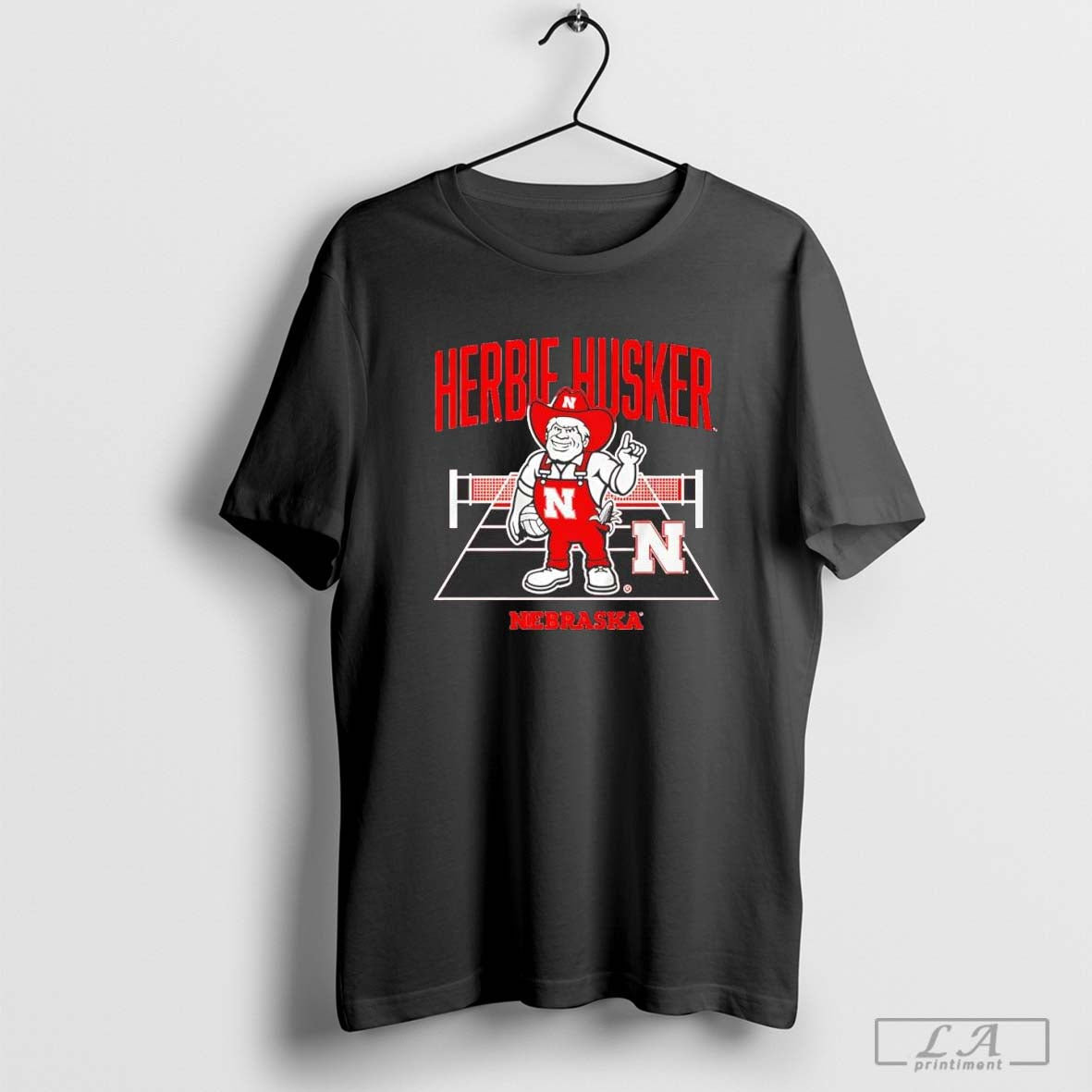 Premium Nebraska Cornhuskers Herbie Mascot T-shirt
