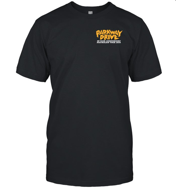 Parkway Drive 20 Year Surfing Reaper T-Shirt_1
