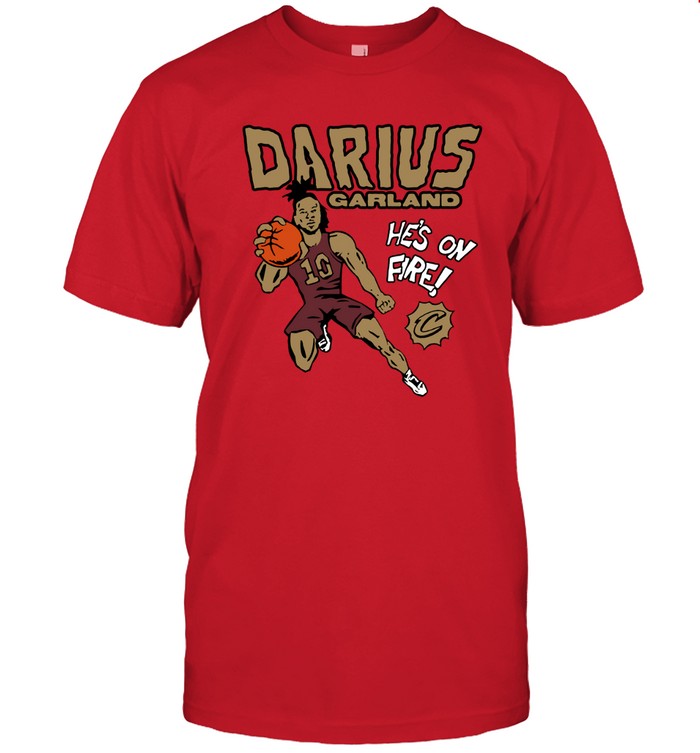 Limited Cavaliers Darius Garland He's On Fire Shirt
