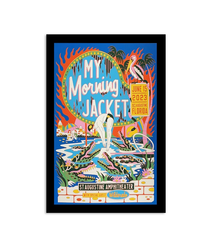 My Morning Jacket June 15 2023 ST Augustine Florida Poster