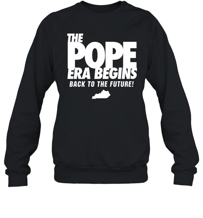 Limited The Pope Era Begins Back To The Future Crewneck Sweatshirt
