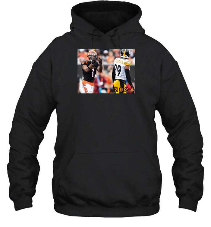 Ja'marr Chase Flipping Off Minkah Fitzpatrick 2024 Hoodie