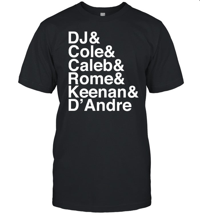 Limited Dj & Cole & Caleb & Rome Keenan & D'andre Shirt