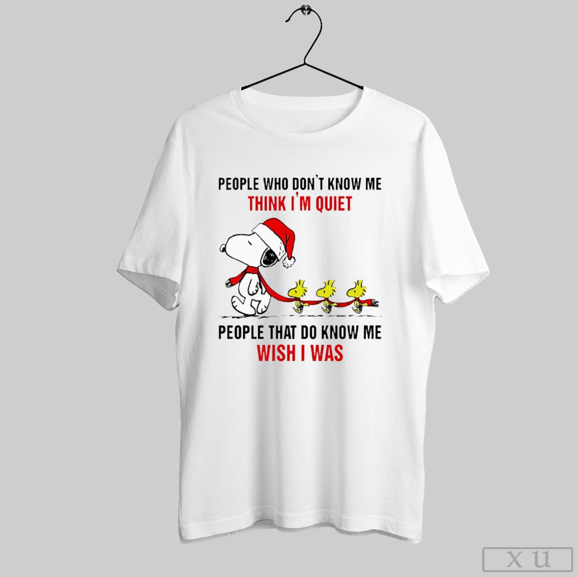 Snoopy People Who Dont Know Me Think Im Quiet Shirt
