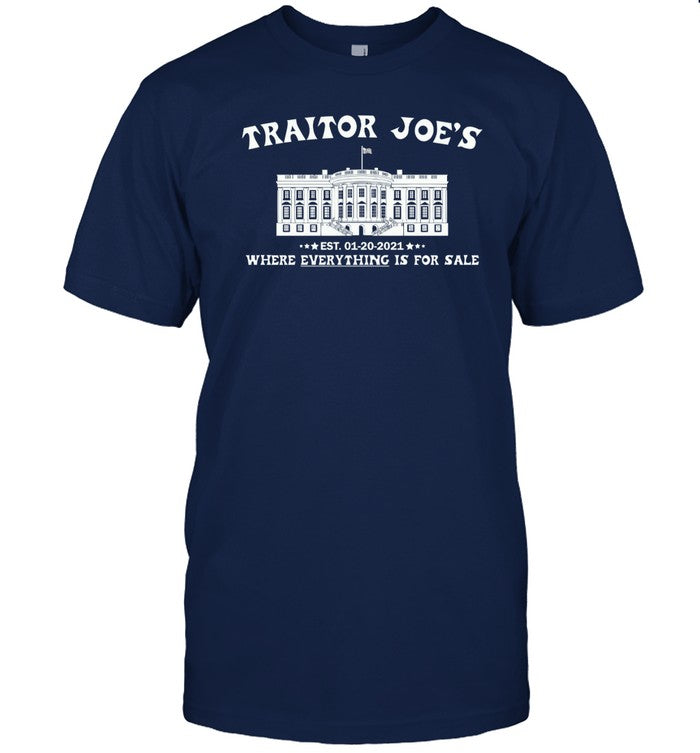 sarah fields traitor joe's where everything is for sale shirt