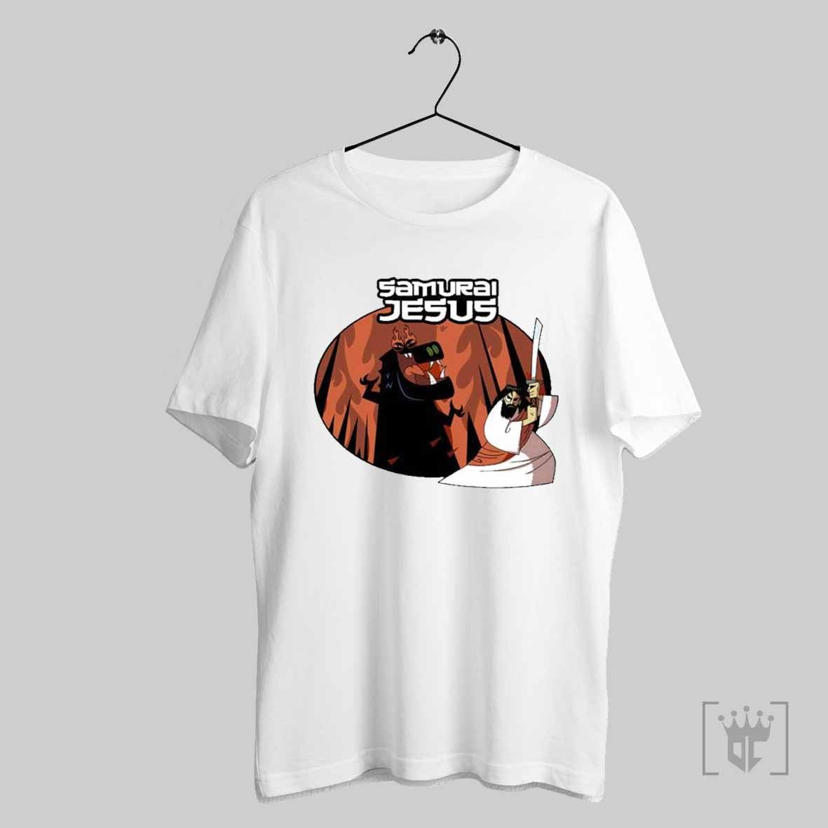 Samura Jesus Christian Washed T Shirt