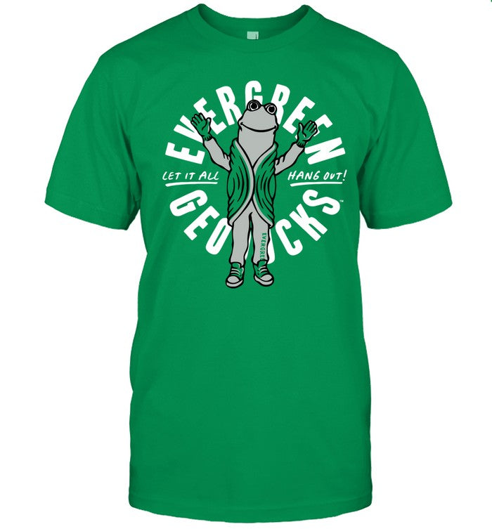 Evergreen State Geoducks Let It All Hang Out T Shirt
