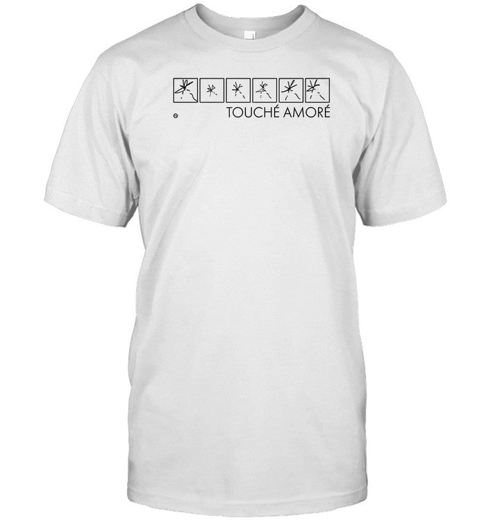 Shirt Touché Amoré Square Box Logo Ringer