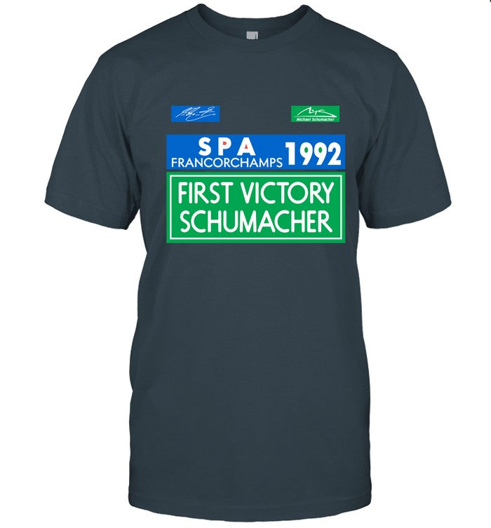 Spa Francorchamps 1992 First Victory Schumacher Tee