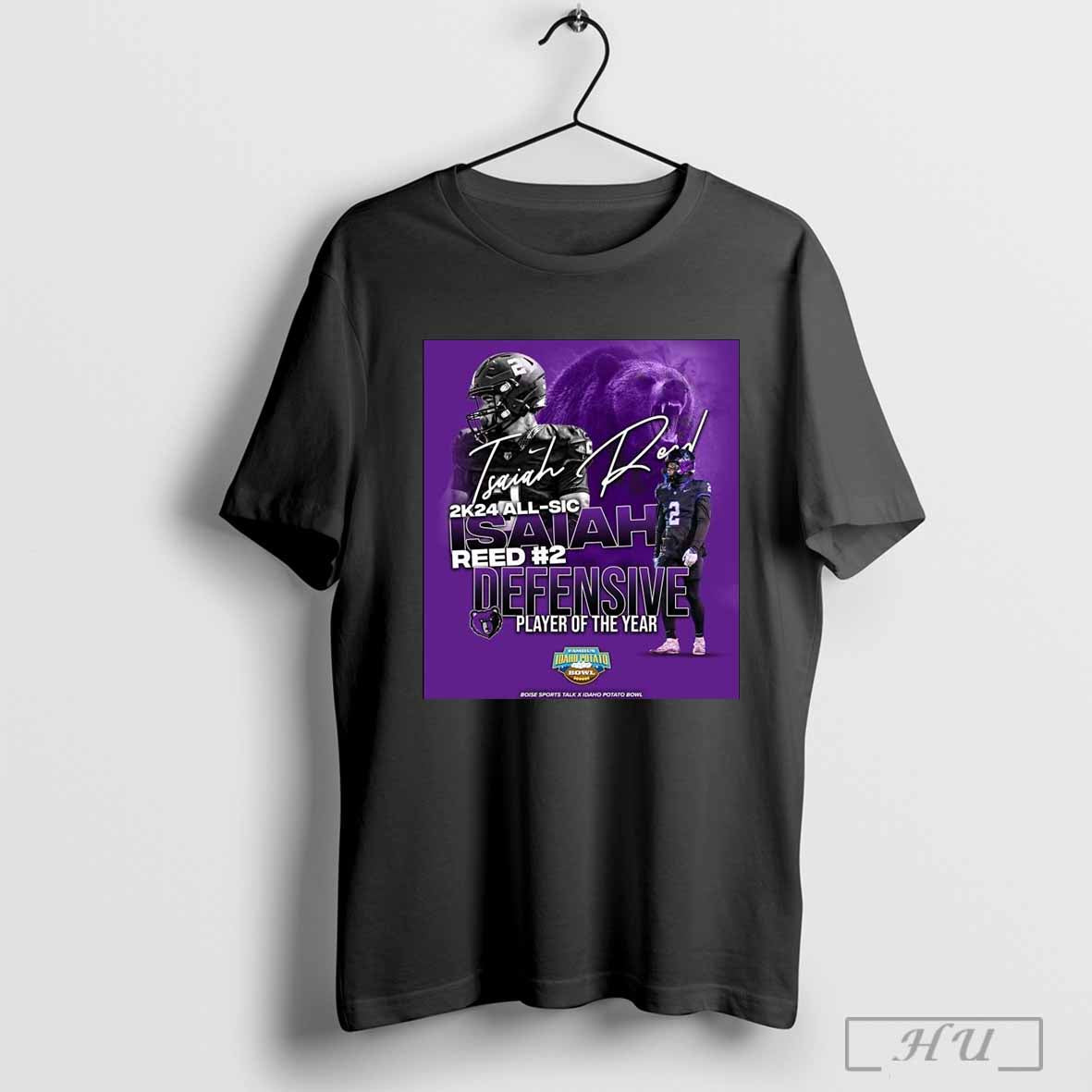 Rocky Mountain Quarterback 2k24 Isaiah Reed All Sic Defensive Player Of The Year Famous Idaho Potato Bowl Signature Poster T Shirt Sweatshirt Cutom Po