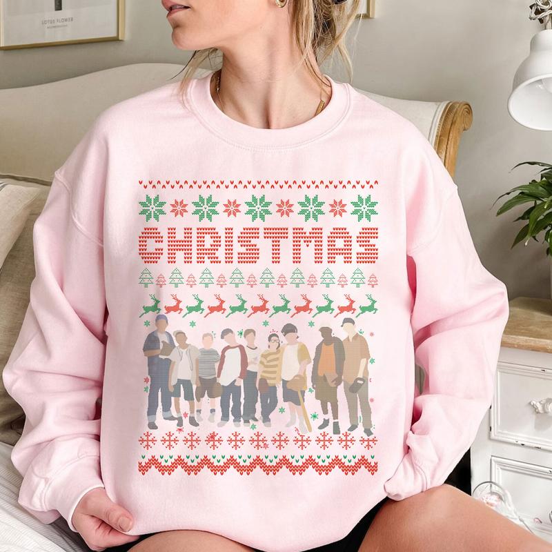 Sandlot Christmas Sweatshirt, Baseball Classic Movie Tshirt, 90’s Childhood Memories Tshirt_Sweatshirt_Hoodie, Gift For Baseball Lovers