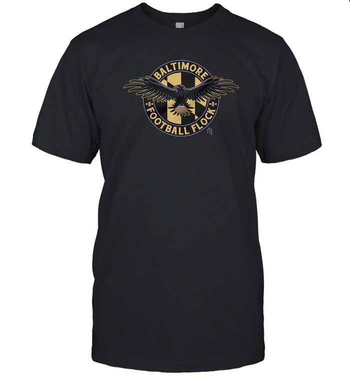 Baltimore Football Flock T-Shirt_1