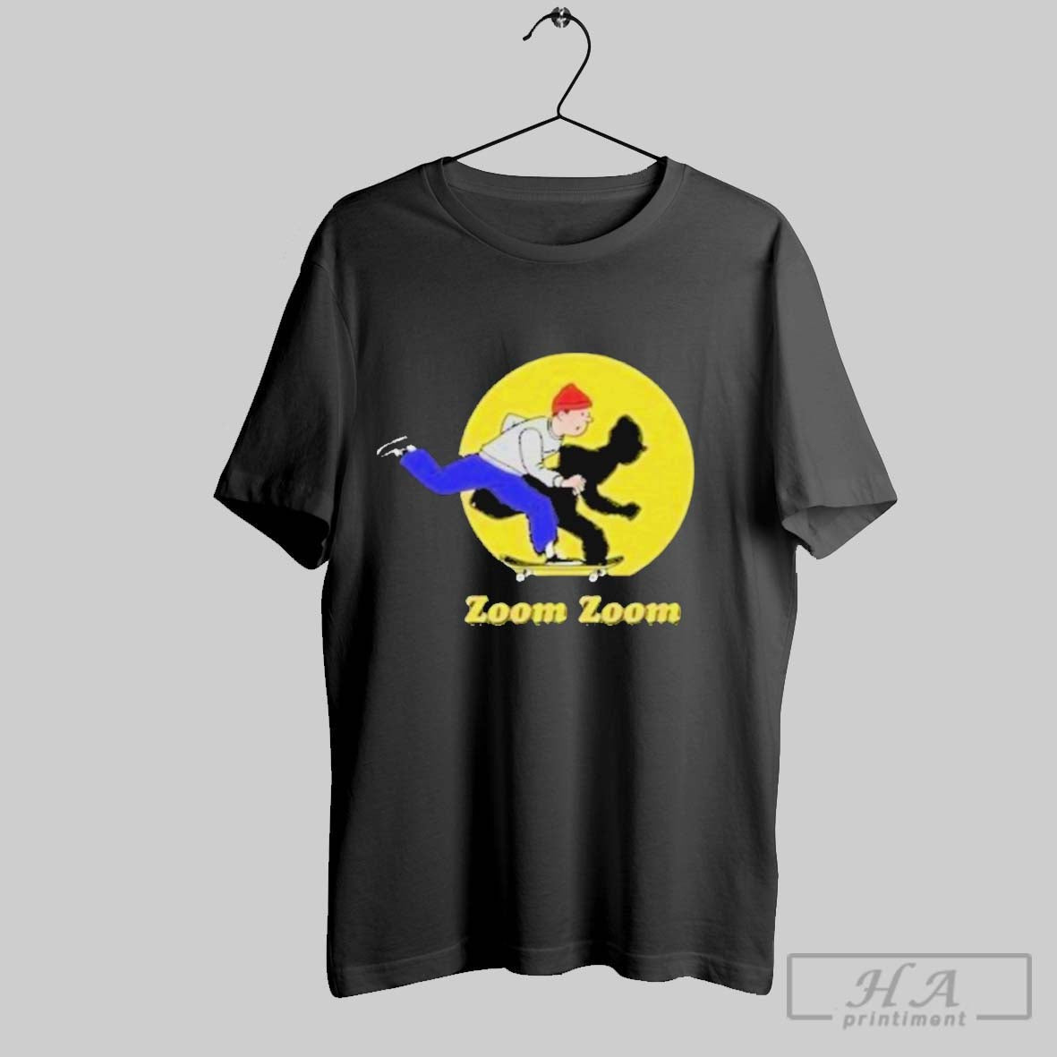 Premium Zoom Zoom Skateboarding T Shirt