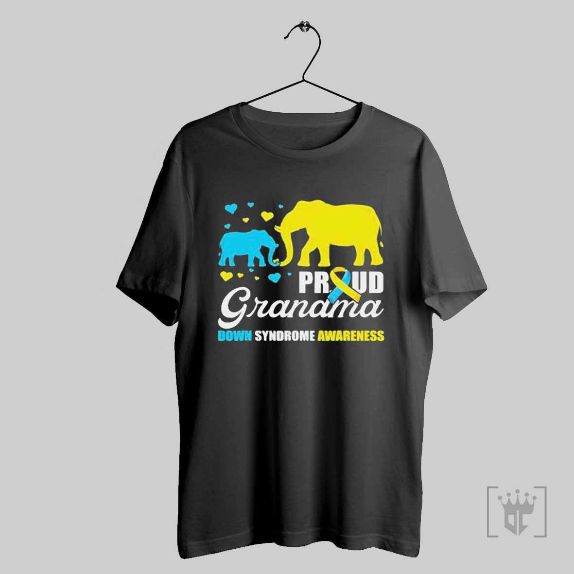 Proud Elephant Grandma Down Syndrome Awareness T Shirt