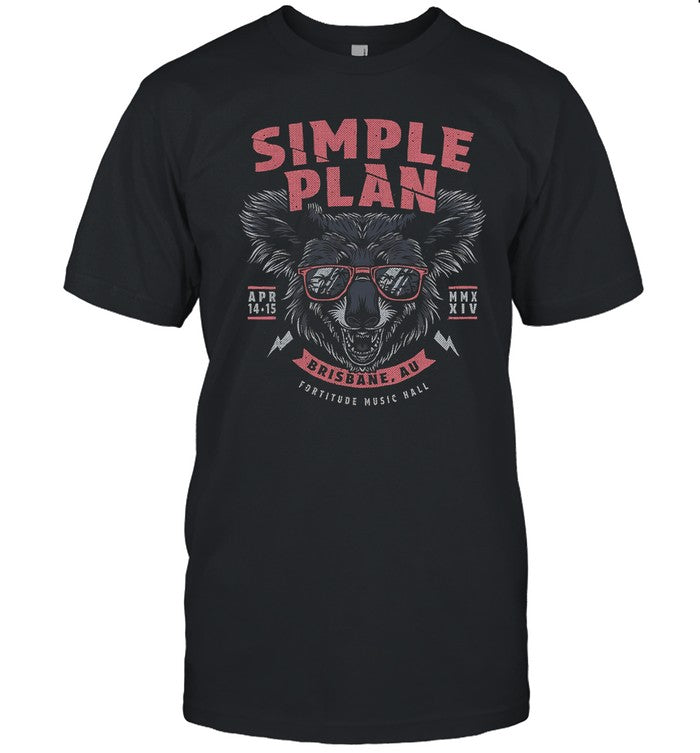 April 14-15, 2024 Simple Plan Brisbane, Australian T-Shirt