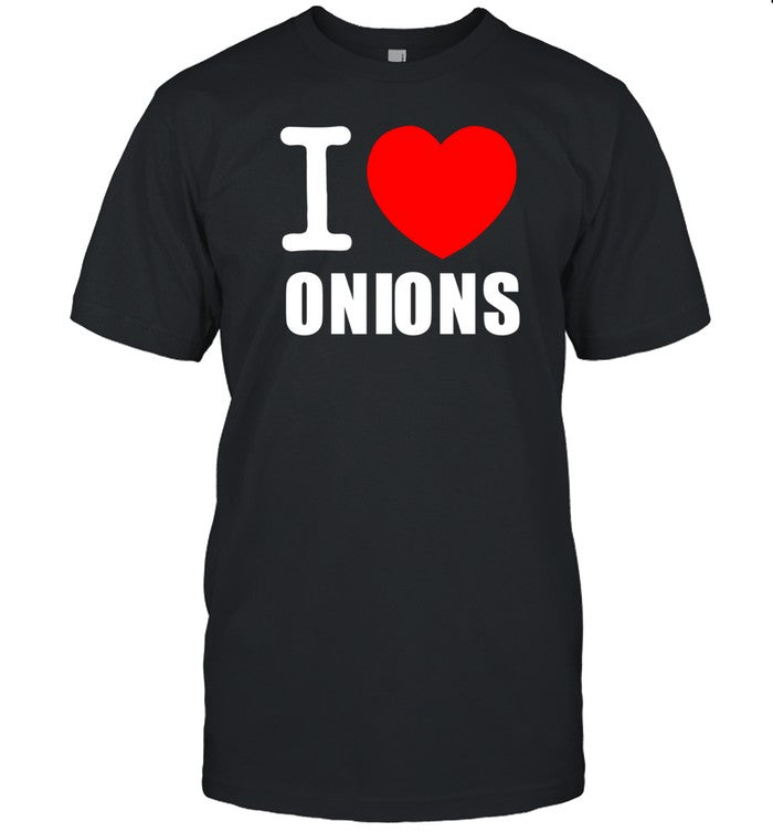 Pizzaslime I Love Onions T Shirt