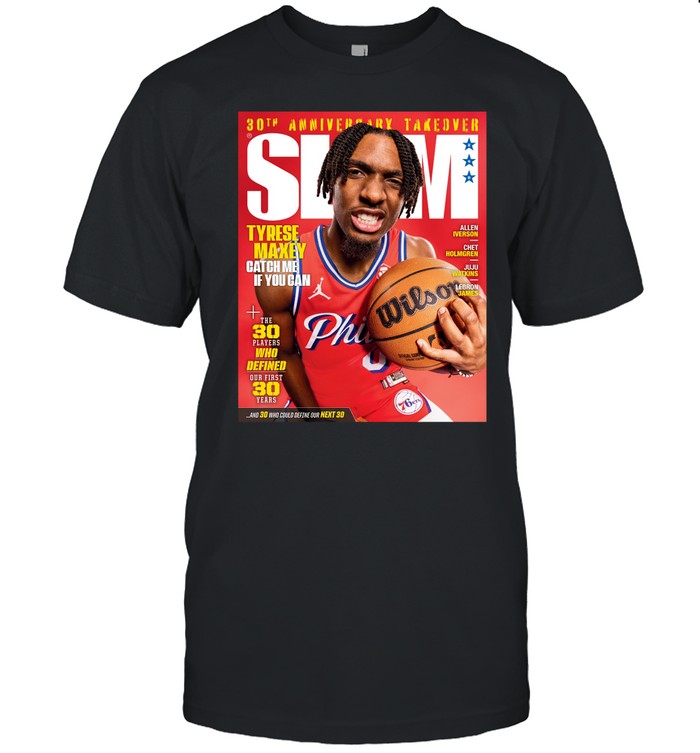 Slam 248 Tyrese Maxey Catch Me If You Can Shirt