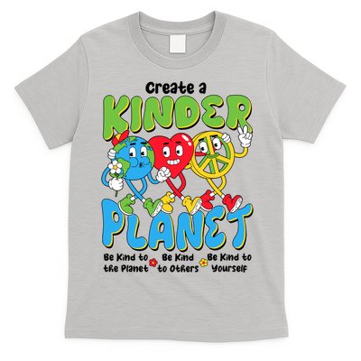 Earth Love Peace Create A Kinder Planet Earth Day T-Shirt