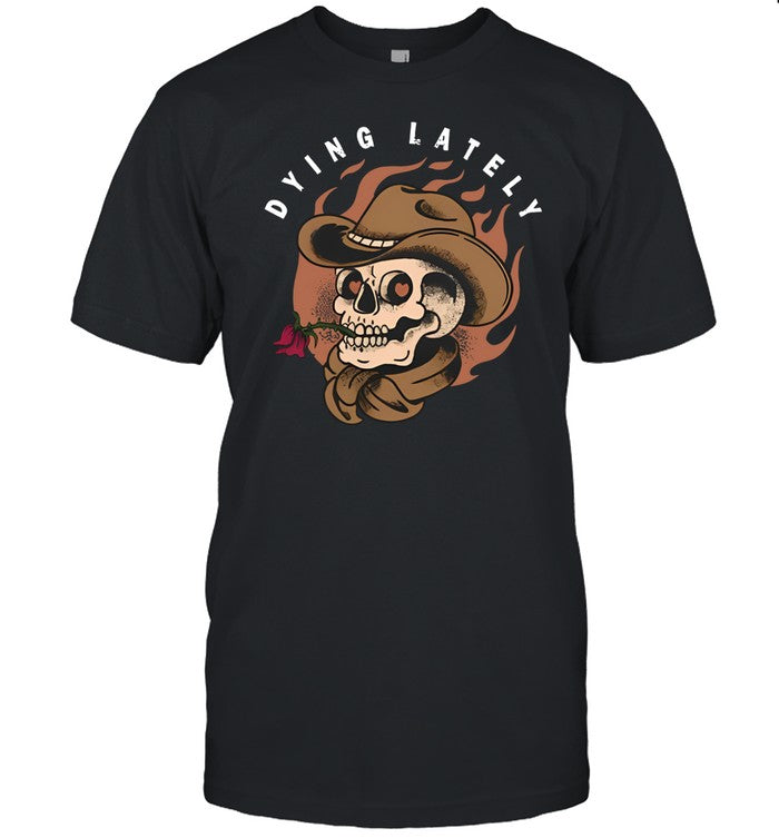 Iamjakehill Dying Lately Skull Tee