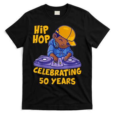 Hip Hop Music 50th Anniversary Black History DJ Dance Rapper T-Shirt