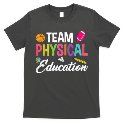 P.E. Team Physical Education School Fitness PE Teacher T-Shirt