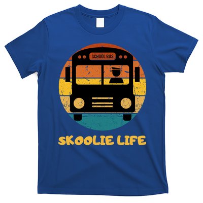 Retro Skoolie Life Converted School Bus Home Lifestyle T-Shirt