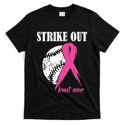 Strike Out Breast Cancer Awareness Baseball Fighters T-Shirt