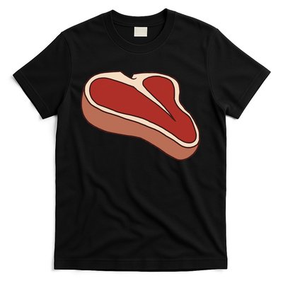 T Bone Steak Last Minute Halloween Costume Funny Gift T-Shirt
