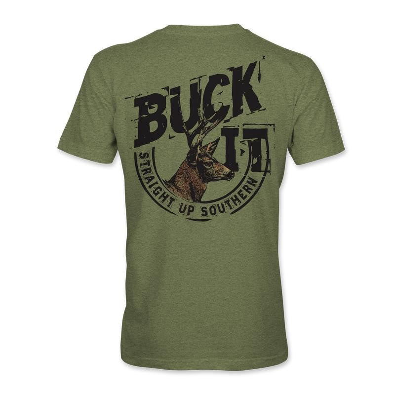 Buck It - BUCK IT with Whitetail Buck Hunting Tee