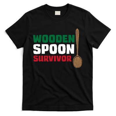 Wooden Spoon Survivor Italian Flag T-Shirt