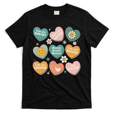You Matter Kindness Be Kind Groovy Mental Health Matters T-Shirt