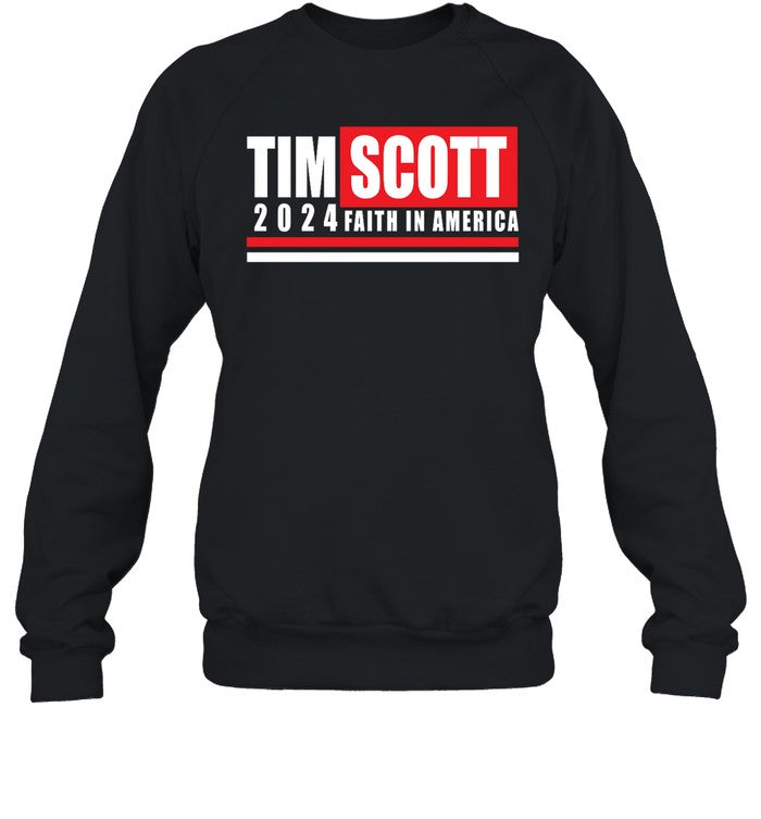 Tim Scott 2024 Faith In American Hoodie