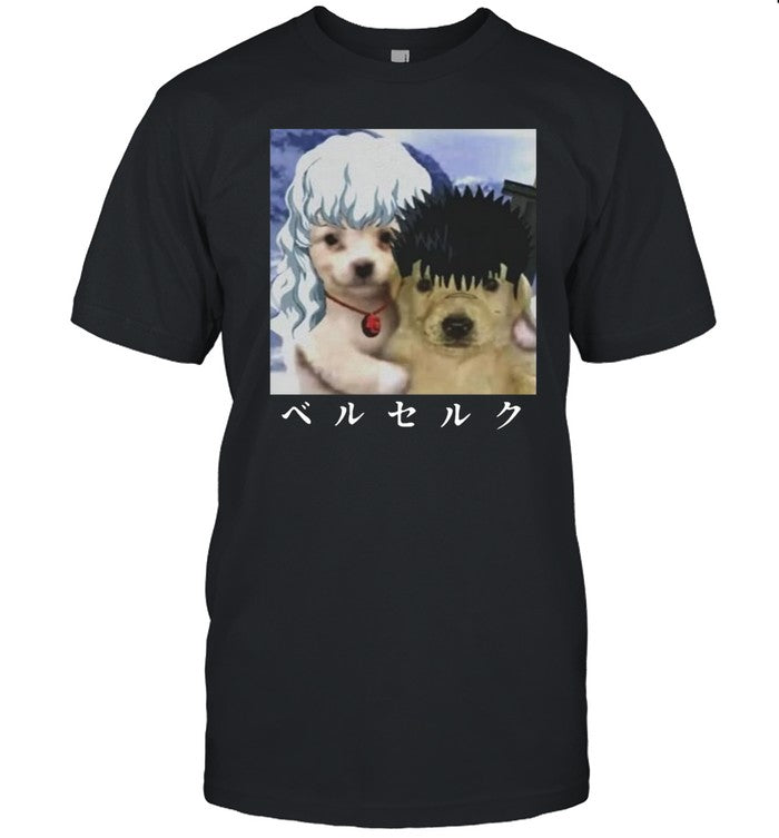 Guts And Griffith As Dogs Meme Hoodie