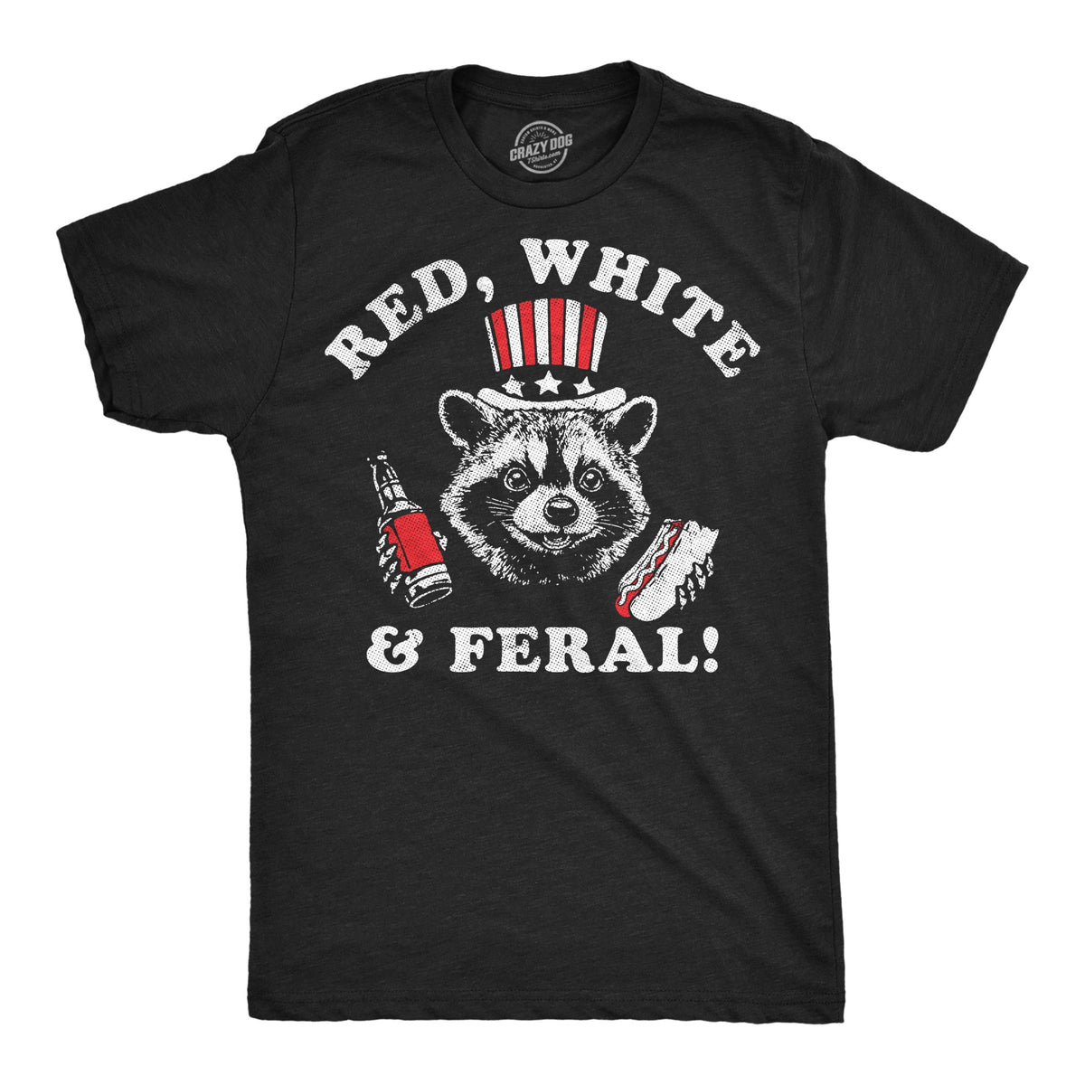 Red White And Feral Men's T Shirt