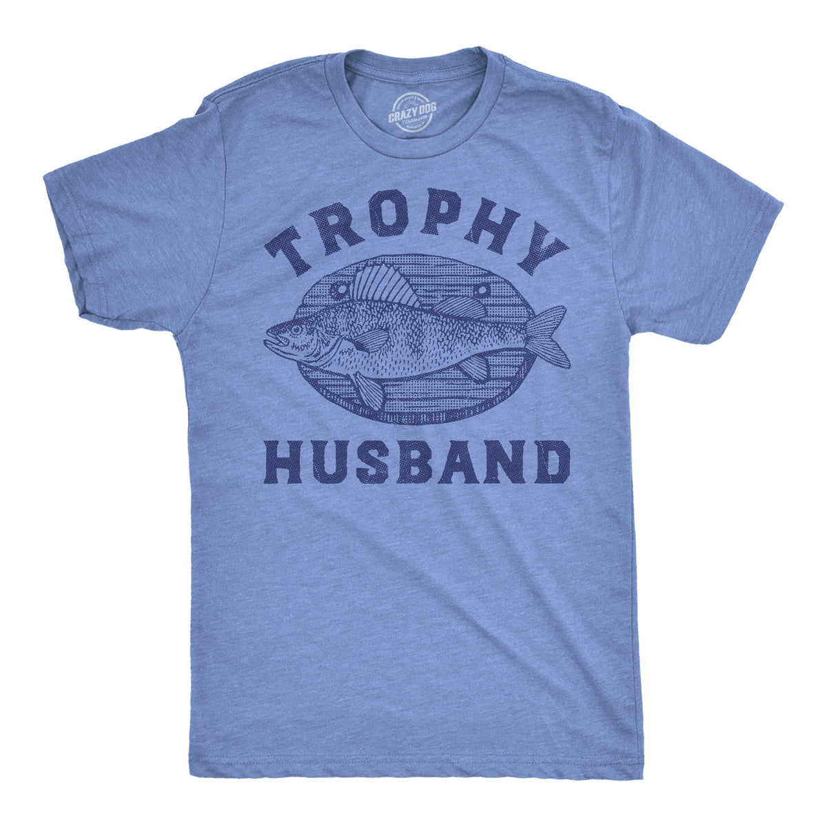 Trophy Husband Mounted Fish Men's T Shirt